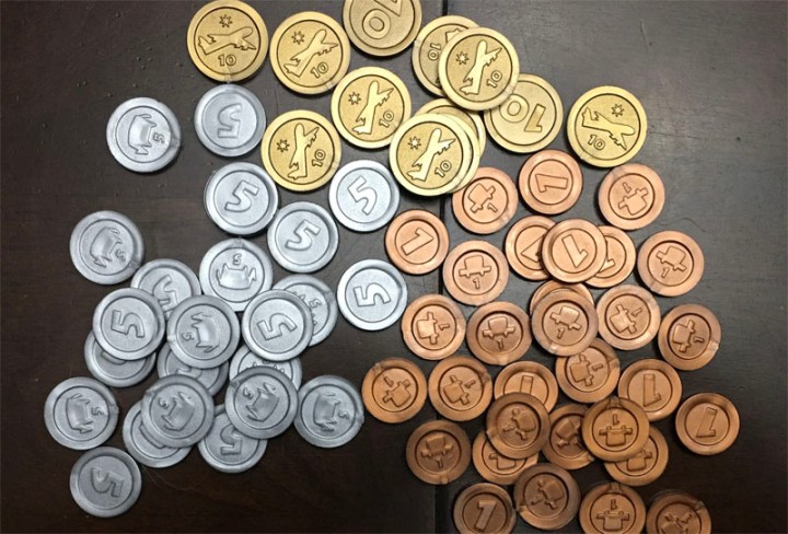 Machi Koro coins