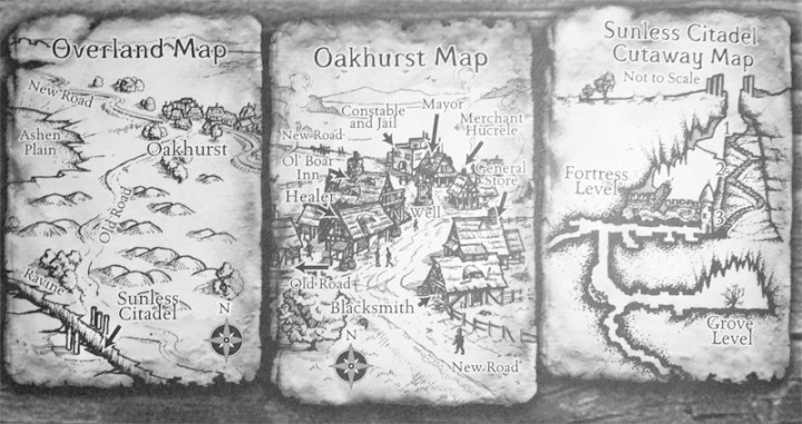 Sunless Citadel Original maps