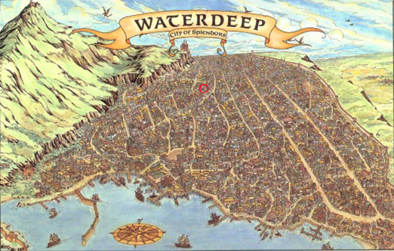 Waterdeep Map with YP