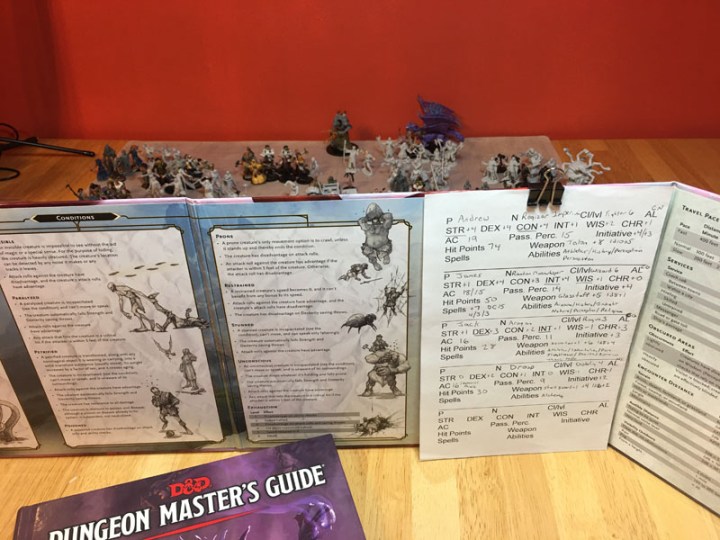 Party Stats on Screen