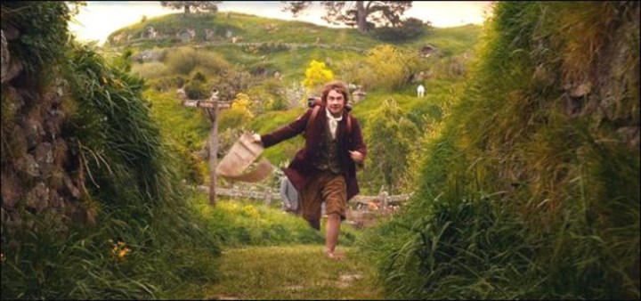 Bilbo running