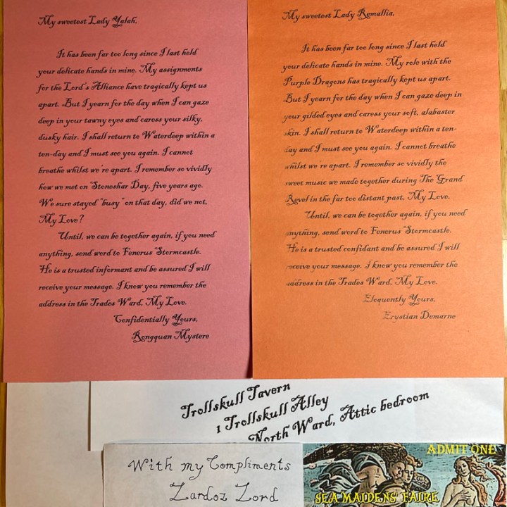 Jarlaxle Handwriting