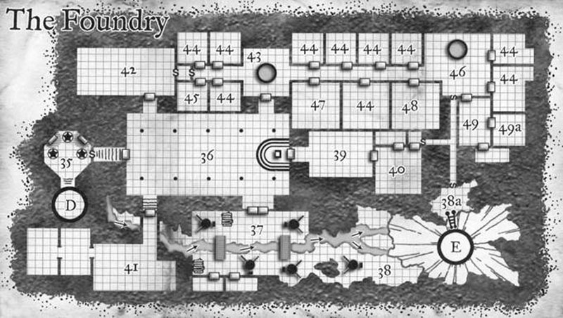 Forge Fury map 3e Foundry DM