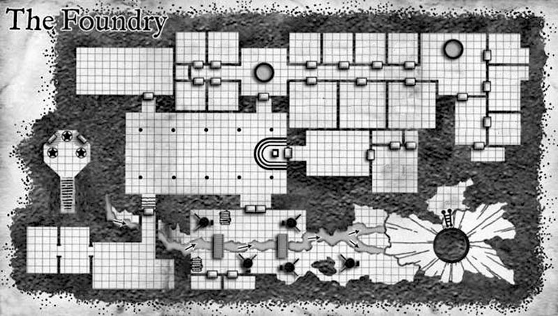 Forge Fury map 3e Foundry PC