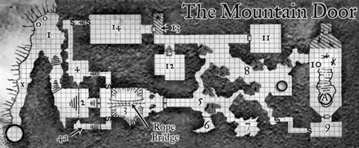 Forge Fury map 3e Mountain Door DM