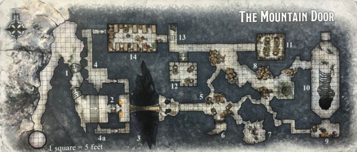 Forge Fury map 5e Mountain Door DM