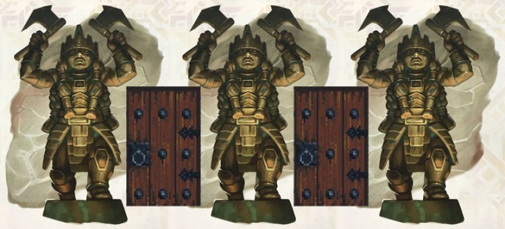 Forge Fury 5e Statues with doors