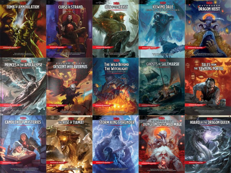 Top 20 D&D 5th Edition Adventures – Game Night Blog