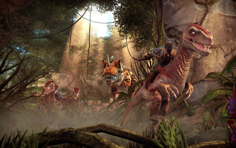 ToA Jungle Dino Riding