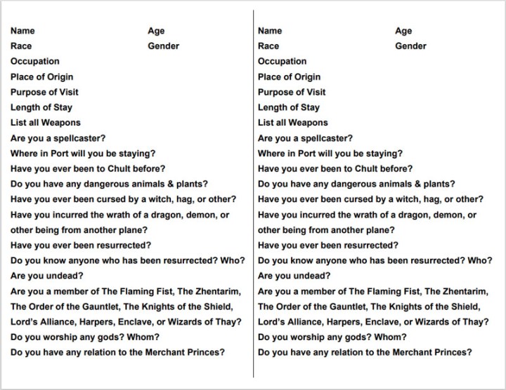 Nyanzaru Questionaire ToA
