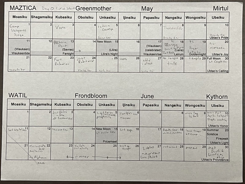 ToA Calendar May-June