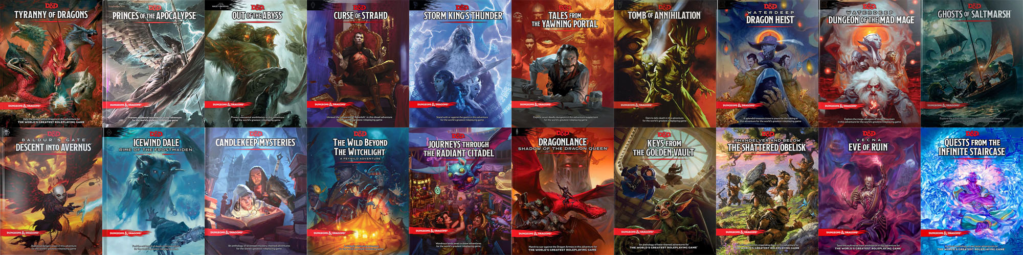Top 20 D&D 5th Edition Adventures – Game Night Blog