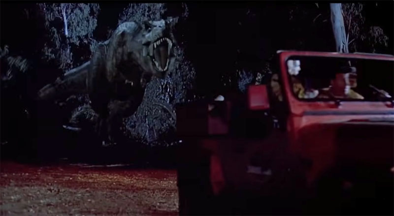 Jurassic Park Jeep Chase
