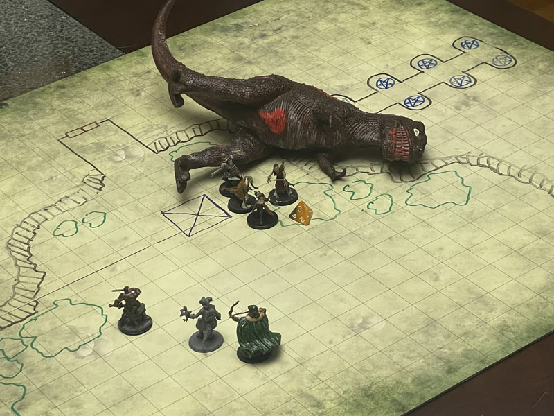 ToA Omu Zombie TRex map