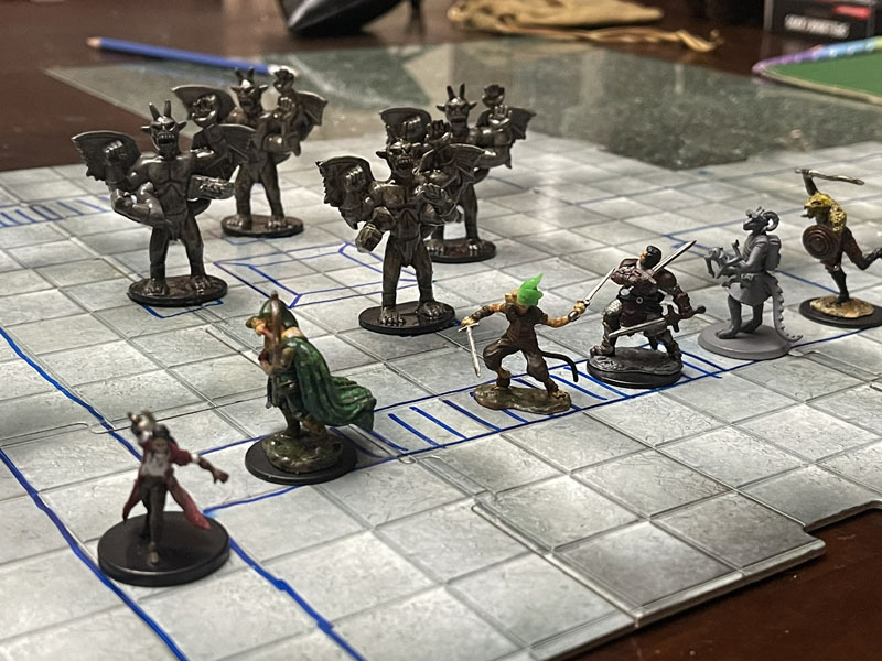 ToA Four Armed Gargoyle fight